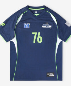 Unisex Seattle Seahawks National Football League Navy Soccer Jersey 2026 for Football Fans