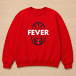 Unisex Sophie Cunningham Indiana Fever Red Sweatshirt 2026 for Basketball Fans