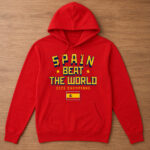 Unisex Spain Beat The World Graphic Shirt for Soccer Fans