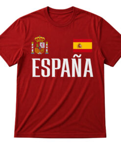 Unisex Spain Espana National Pride Graphic Shirt for Spanish Fans