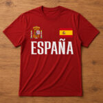 Unisex Spain Espana National Pride Graphic Shirt for Spanish Fans
