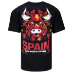 Unisex Spain Fighting Bull World Cup 2026 Graphic Shirt for Soccer Fans
