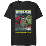 Unisex Spider-Man Brand New Day Men's Championship Title Graphic Shirt for Movie Fans
