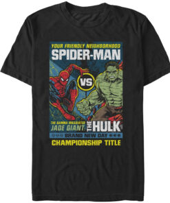 Unisex Spider-Man Brand New Day Men's Championship Title Graphic Shirt for Movie Fans