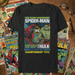 Unisex Spider-Man Brand New Day Men’s Championship Title Graphic Shirt for Movie Fans