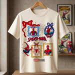 Unisex Spider-Man Brand New Day Portrait Collection Graphic Shirt for Movie Fans