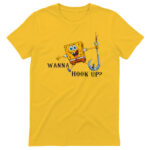 Unisex SpongeBob SquarePants Wanna Hook Up Graphic Shirt for Animation Fans