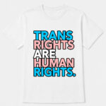 Unisex Stefanie Dolson Trans Rights Are Human Rights Statement Graphic Shirt for Basketball Fans