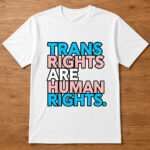 Unisex Stefanie Dolson Trans Rights Are Human Rights Statement Graphic Shirt for Basketball Fans