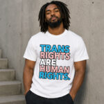 Unisex Stefanie Dolson Trans Rights Are Human Rights Statement Graphic Shirt for Basketball Fans