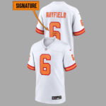 Unisex Tampa Bay Buccaneers Baker Mayfield White ’76 Signature 2026 Football Jersey for Football Fans