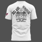 Unisex Tampa Bay Buccaneers x Post Malone Big Ass Stadium Tour 2026 White Graphic Shirt for Music and Football Fans