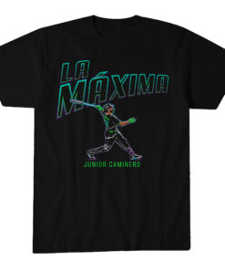 Unisex Tampa Bay Rays Junior Caminero La Maxima Graphic Shirt for Baseball Fans