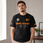 Unisex Tennessee Volunteers 2026 Dark Mode Graphic Shirt for Football Fans