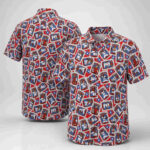 Unisex Texas Rangers 1996 Baseball Card Hawaiian Shirt for Baseball Fans