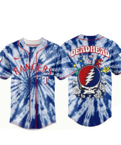 Unisex Texas Rangers x Grateful Dead Night 2026 Baseball Jersey for Baseball Fans