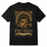 Unisex The Lord of the Rings One Ring to Rule Them All Vintage T-Shirt for Fantasy Movie Fans