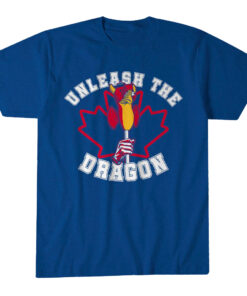 Unisex Toronto Blue Jays Unleash The Dragon Graphic Shirt for Baseball Fans