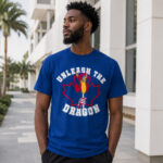 Unisex Toronto Blue Jays Unleash The Dragon Graphic Shirt for Baseball Fans
