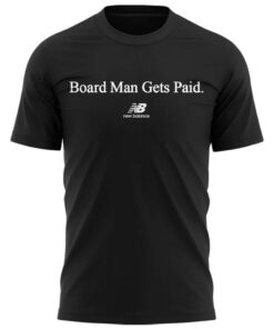 Unisex Toronto Raptors x New Balance 2026 Board Man Get Paid Graphic Shirt for Basketball Fans