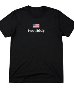Unisex Two Fiddy 250th Anniversary Fourth of July Patriotic Graphic Shirt for Patriotic Fans