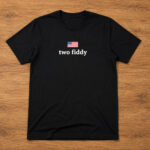 Unisex Two Fiddy 250th Anniversary Fourth of July Patriotic Graphic Shirt for Patriotic Fans