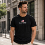 Unisex Two Fiddy 250th Anniversary Fourth of July Patriotic Graphic Shirt for Patriotic Fans