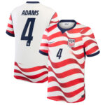 Unisex Tyler Adams USMNT 2026 Home Stadium Soccer Jersey for Soccer Fans