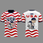 Unisex U.S. Soccer x Peanuts Snoopy 2026 Graphic Shirt for Soccer Fans