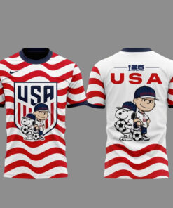 Unisex U.S. Soccer x Peanuts Snoopy 2026 Graphic Shirt for Soccer Fans