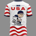 Unisex U.S. Soccer x Peanuts Snoopy 2026 Graphic Shirt for Soccer Fans