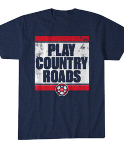 Unisex USA Play Country Roads Graphic Shirt for Patriotic and Music Fans