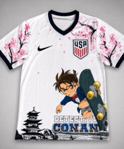 Unisex USA Soccer Team x Conan Soccer Jersey for Soccer and Animation Fans
