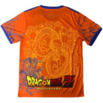 Unisex USA Soccer Team x Dragon Ball Vegeta Orange Soccer Jersey for Soccer and Animation Fans