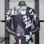 Unisex USA Soccer Team x Itachi Black White Soccer Jersey for Soccer and Animation Fans