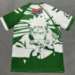 Unisex USA Soccer Team x Naruto Green Soccer Jersey for Soccer and Animation Fans