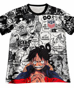Unisex USA Soccer Team x One Piece Soccer Jersey for Soccer and Animation Fans