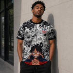 Unisex USA Soccer Team x One Piece Soccer Jersey for Soccer and Animation Fans