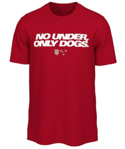 Unisex USMNT No Under Only Dogs Graphic Shirt for Soccer Fans