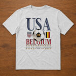 Unisex USMNT Vs Belgium Global Soccer Event 2026 Match Up Graphic Shirt for Soccer Fans