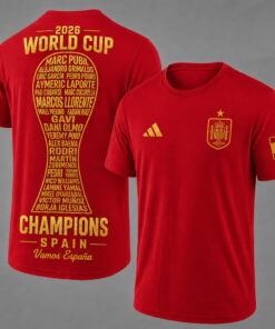 Unisex Vamos España Spain World Cup 2026 Champions Graphic Shirt for Soccer Fans