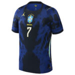 Unisex Vinicius Junior Brazil National Team 2026 Away Stadium Soccer Jersey for Soccer Fans