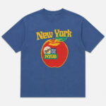 Unisex Vintage New York Fresh Beats Apple Graphic Shirt for New York Fans