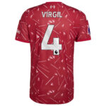 Unisex Virgil van Dijk Liverpool 2026-2027 Home Stadium Soccer Jersey for Soccer Fans