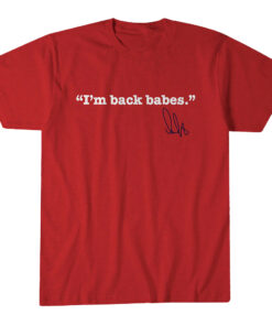 Unisex Washington Capitals Alex Ovechkin I'm Back Babes Graphic Shirt for Hockey Fans