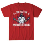 Unisex Washington Nationals Baseball The Power of Meditation Graphic Shirt for Baseball Fans
