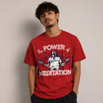 Unisex Washington Nationals Baseball The Power of Meditation Graphic Shirt for Baseball Fans