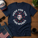 Unisex Washington Nationals Here For The Fireworks Graphic Shirt for Baseball Fans
