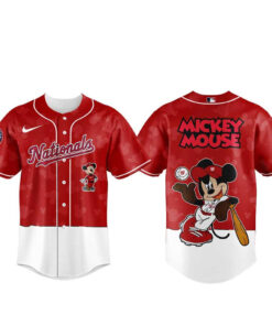 Unisex Washington Nationals x Mickey Mouse Night 2026 Baseball Jersey for Baseball and Mickey Mouse Fans