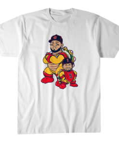 Unisex Willson Contreras and Caleb Durbin Bowser And Mini Bowser Graphic Shirt for Baseball Fans